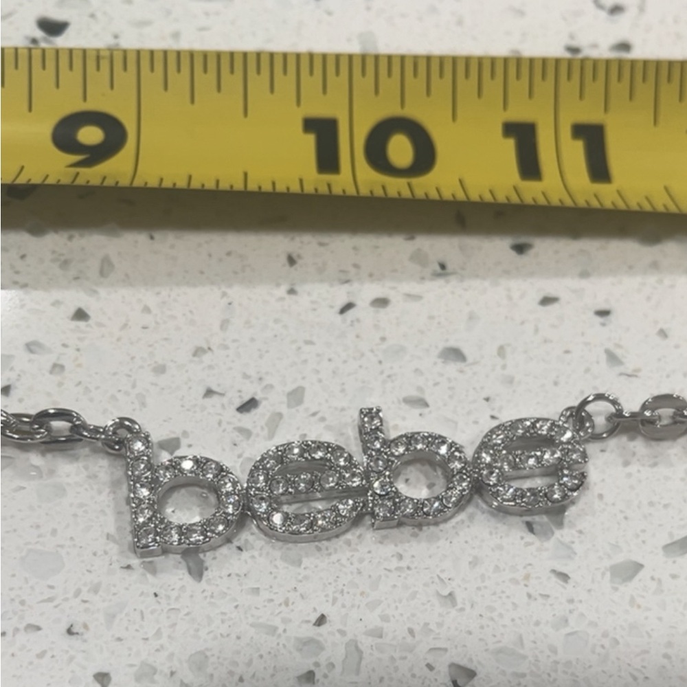 Silver BEBE necklace